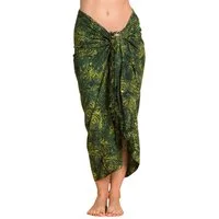 PANASIAM Sarong Pareo Tuch aus Viskose - blickdichtes Unisex Strandtuch & Wickelkleid, Viskose, in Größe L & XL - Wickelrock oder Bikini Cover-up für Damen & Herren
