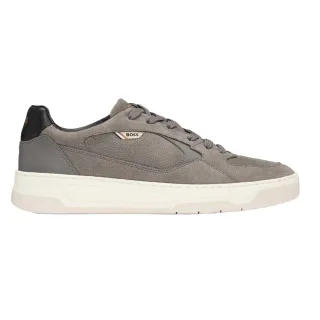 Boss - "Baltimore" Sneaker für Herren, Canvas (Mittelgrau)