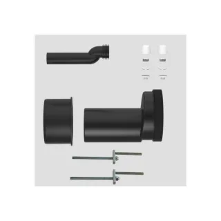 Sanit WC-Etagen-Anschlussgarnitur 58926000000 DN 100, etagiert um 25 mm