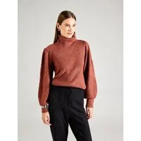 Vila Strickpullover Cosy (1-tlg) Drapiert/gerafft
