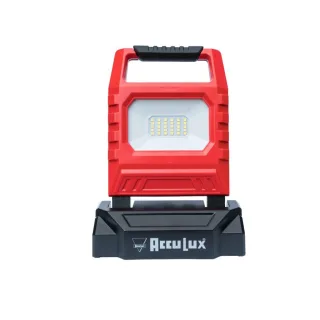 Arbeitsstrahler | AccuLux 1500 LED | kompakt | leicht | breite Ausleuchtung | Nahbereich | bis 1500 Lumen | 3 Stufen | IP 54 | Akku | unterwegs ladbar