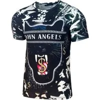 Baxboy T-Shirt Baxboy Moderner Männer Kurzarm Allover Print T-Shirt 220-229