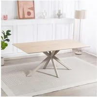 Duo Collection Esstisch Tisch Livia (1-St), Melaminbeschichtung, Cashmere Farben