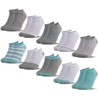 OCCULTO Sneakersocken Occulto Kinder Sneaker Socken 10er Pack (Modell: Mikl) (10-Paar)
