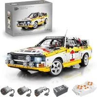 Happy Build Bole Brick YC-23043 Audi Sport Quattro S1 mit 3.887 Teilen RC-Modell Konstruktions-Spielset, (3887 St)