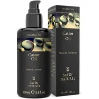 Satin Naturel Haaröl Bio Rizinusöl - Castor Oil 200 ml, 1-tlg., Natürliche Inhaltsstoffe
