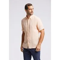 LINDBERGH Leinenhemd Leinenhemd (Kurzarm) Modern Fit