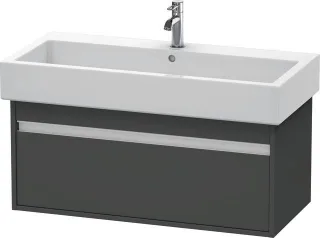 Duravit Ketho Waschtischunterbau wandhängend Graphit Matt 950x440x410 mm - KT668804949 KT668804949