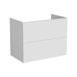 VitrA New Metropole Pure Waschtischunterschrank mit 2 Vollauszügen 78 x 45 x 60 cm Matt,67399 67399