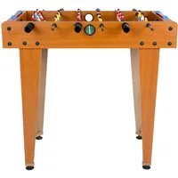 Spielwerk Tischfußballspiel, Höhenverstellbare Füße 2 Bälle Tischkicker Fußballtisch Kinder Sport