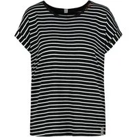 SUBLEVEL Kurzarmshirt Damen Leichtes Sommer Shirt T-Shirt V-Neck Basic-Shirt Rundhals