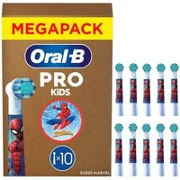 Oral-B Aufsteckbürsten Pro Kids 3+ Marvel Spiderman, extra weiche Borsten, ab 3 Jahren