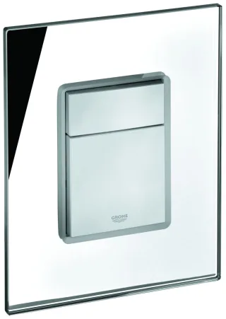 Grohe Abdeckplatte 42369 mit Drucktaste spiegelglas, 423690A0 423690A0