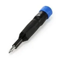 Narwhal 6-in-1 Schraubendreher, Bit-Satz schwarz/blau