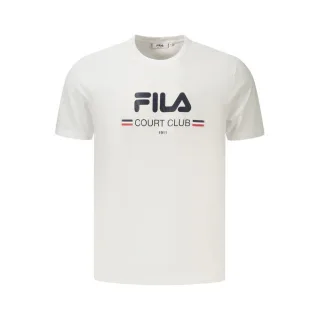 Fila Weißes Baumwoll Herren T-Shirt
