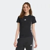 adidas Sportswear T-Shirt HOLIDAY 3-STREIFEN SCHMAL GESCHNITTENES schmal geschnittene Passform, Rundhalsausschnitt