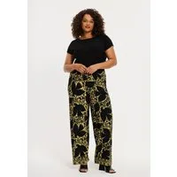 YOEK Bootcuthose Damen Hose mit Druck
