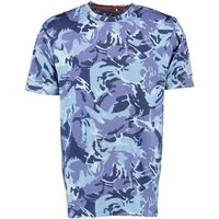 Tom Collins T-Shirt Okewa Kurzarmshirt mit Allover-Camouflage-Druck
