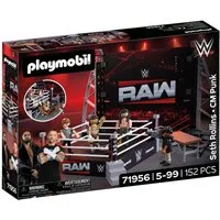 Playmobil® WWE RAW Ring Collectors Set (71956), WWE Konstruktions-Spielset, Made in Europe