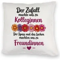 speecheese Dekokissen Beste Kollegin Kuschelkissen mit Spruch nicht nur Kolleginnen sondern