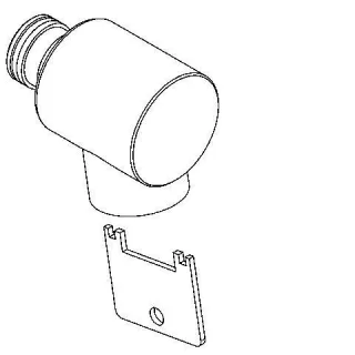 KWC Aquarotter Kopfstück, mit Luftsprudler, 2000105485, 2000105485 2000105485
