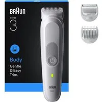 Braun Haarschneider Bodygroomer BG3530, Extra Hautschutz, 80 Min Akkulaufzeit, wasserdicht