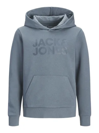 JACK&JONES - JJECORP LOGO SWEAT HOOD NOOS JNR Blue Mirage - Gr. - 152