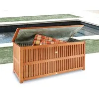Garden Pleasure Auflagenbox, Eukalyptusholz, BxTxH: 130x55x58 cm