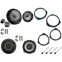 DSX Kenwood Lautsprecher Set für Opel Corsa D S07 Tür vorne hinten 560W Auto-Lautsprecher (60 W)