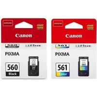 Canon 2er Set Original Canon PG-560 Black (3713C001) + CL-561 Color (3731C00 Tintenpatrone