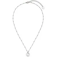 s.Oliver Kette mit Anhänger Pearl Heart, Herz, mit Perlmutt