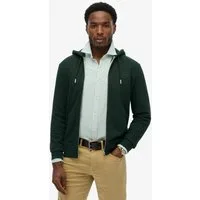 Superdry Kapuzensweatjacke ESSENTIAL LOGO ZIP HOODIE HB Baumwollmischung, slim fit