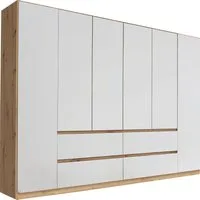 rauch Drehtürenschrank Schrank Garderobe MAINZ Breiten 91/136/181/226/271/315/360, Höhe 210cm (3 verschiedene Ausstattungen BASIC/CLASSIC/PREMIUM (inkl. SOFT-CLOSE) grifflose Front, Außentüren mit Push-to-Open Funktion MADE IN GERMANY