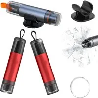 Happy Home Hammer 2Pack Notfall- und Sicherheitswerkzeug Nothammer Auto Glasbrecher