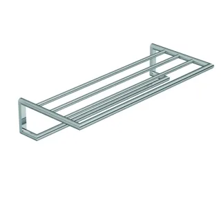 Kludi VELA R Handtuchablage mit 5898905 Badetuchhalter chrom