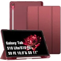 Fintie Tablet-Hülle für Samsung Galaxy Tab S10 Lite/S10 FE/S9 FE 10.9" & S9 11" Tablet, Ultradünn Case mit Stifthalter&Translucent Rückseite, Auto Schlaf/Wach