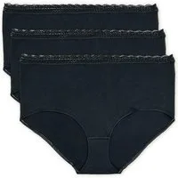 Nina Von C. Taillenslip Simply (Packung, 3er Pack) basic, eng, leicht, elastisch, bequem, mit Spitze, ohne Seitennähte