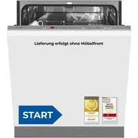 exquisit vollintegrierbarer Geschirrspüler EGSP56312-E-030E, 12 Maßgedecke, 6 Programme, Startzeitvorwahl, 12 Maßgedecke