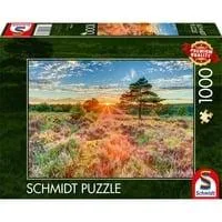 Heide im Sonnenuntergang, Puzzle 1000 Teile