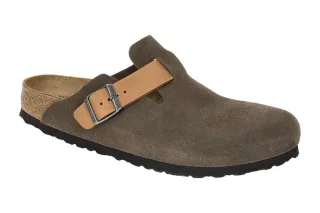 Birkenstock 1029193 Boston_BS Herren Pantolette - concrete gray