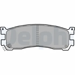 Delphi Bremsbel?ge hinten Mazda 929 Mpv Xedos