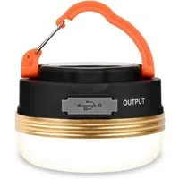 DESUO LED Gartenleuchte LED Campinglampe Aufladbar 3 Modi SOS Leuchtmodi Wasserdicht Outdoor