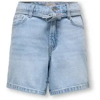 KIDS ONLY Jeansshorts KOGGIANNA HW BELT SHORTS PIMBOX DNM NOOS mit schmalem, dekorativen Bindeband in der Taille