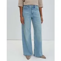 someday Weite Jeans CELLMA ICONIC aus BCI Cotton Mix Mid Rise Mid Rise, Ankle, nach vorne verlaufende Seitennaht