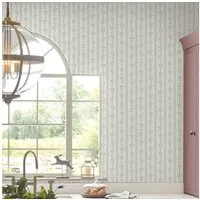 LAURA ASHLEY Vliestapete Blencow Streifen, glatt, gestreift, (1 St), 10mx52cm (ca. 5m2)