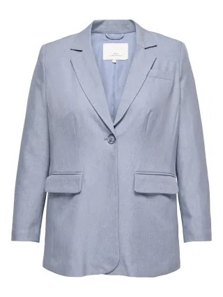 ONLY CARMAKOMA - CARLINDA L/S BOYFR MEL BLAZER TLR Vintage Indigo - Gr. - 48