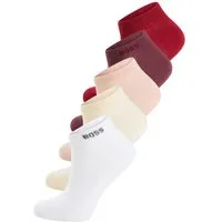 BOSS Sneakersocken 5P AS Logo CC W (Packung, 5-Paar, 5er) mit BOSS-Logoschriftzug