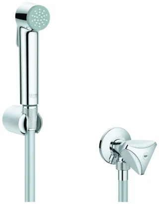 GROHE Wandhalterset Tempesta-F Trigger Spray 30 26357 ASV Schlauch 1500mm chrom, 26357000 26357000