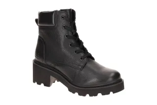 Josef Seibel Damen Stiefeletten 98302 MI743 100 Schwarz - Bequeme Lace Up Boots