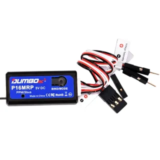 DumboRC P16MRP 2.4GHz 16CH PPM/SBUS Receiver for FPV RC Drone Airplane Glider Car